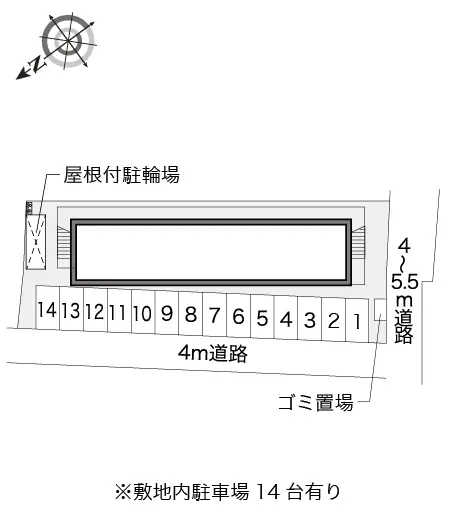 ★手数料０円★沼津市原　月極駐車場（LP）